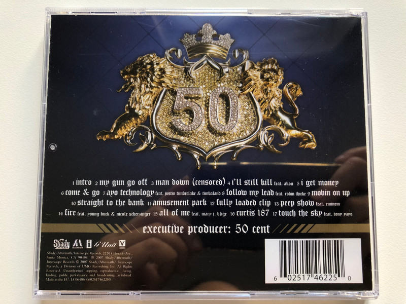 50 Cent – Curtis / Shady Records, Aftermath Entertainment, Interscope Records Audio CD 2007