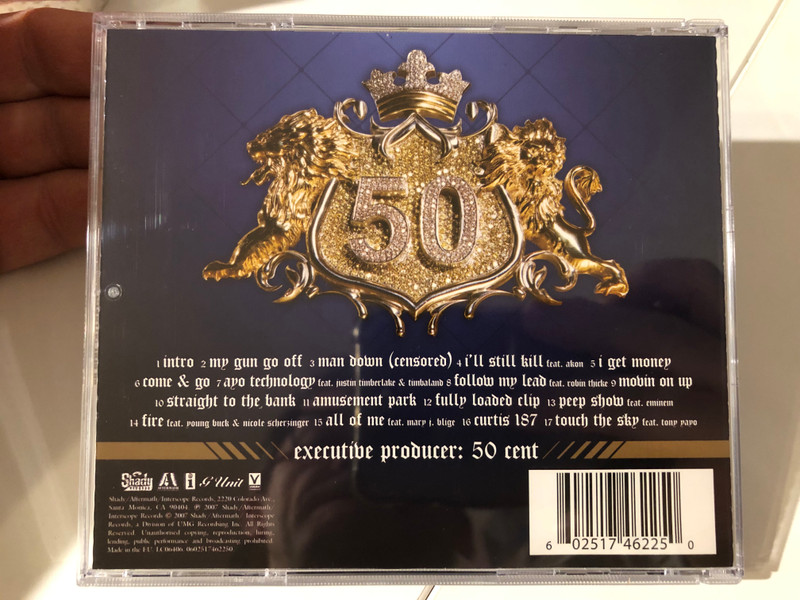 50 Cent – Curtis / Shady Records,  Aftermath Entertainment, Interscope Records Audio CD 2007