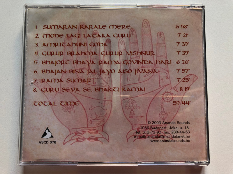 Shakti Vilas - Bhajans / Az osi India misztikus dalai = Mystic Songs of Ancient India / Ananda Sounds Audio CD 2003 / ASCD 078