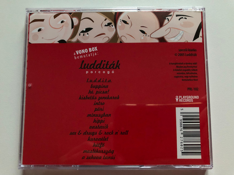 Ludditák – Porcogó / Playground Records Audio CD 2005 / PRL-102 / Fiáth Titanilla, Fiáth Marianna