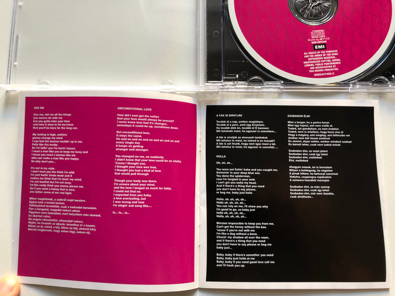 Király Linda ‎– #1  Warner Audio CD 2003