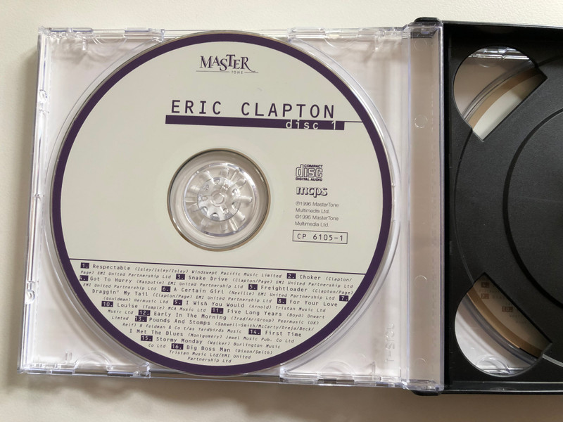 Eric Clapton (disc 1), Jimmy Page & Albert Lee (disc 2) / MasterTone 2x Audio CD 1996 / CP 6105