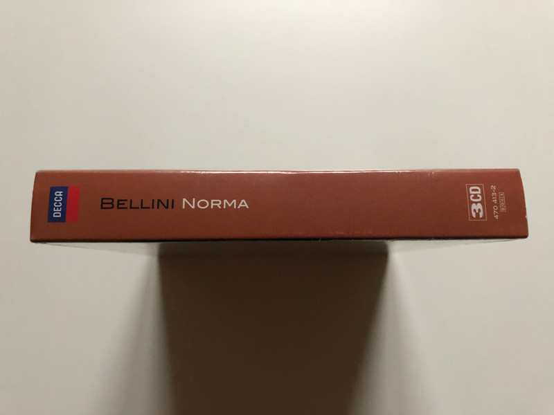 Bellini - Norma / Sutherland, Horne, Alexander, Cross, Bonynge / The Compact Opera Collection / Decca 3x Audio CD 2002 / 470 413-2