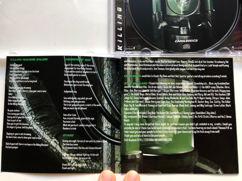 Killing Machine – Killing Machine  Candlelight Records Audio CD 2000