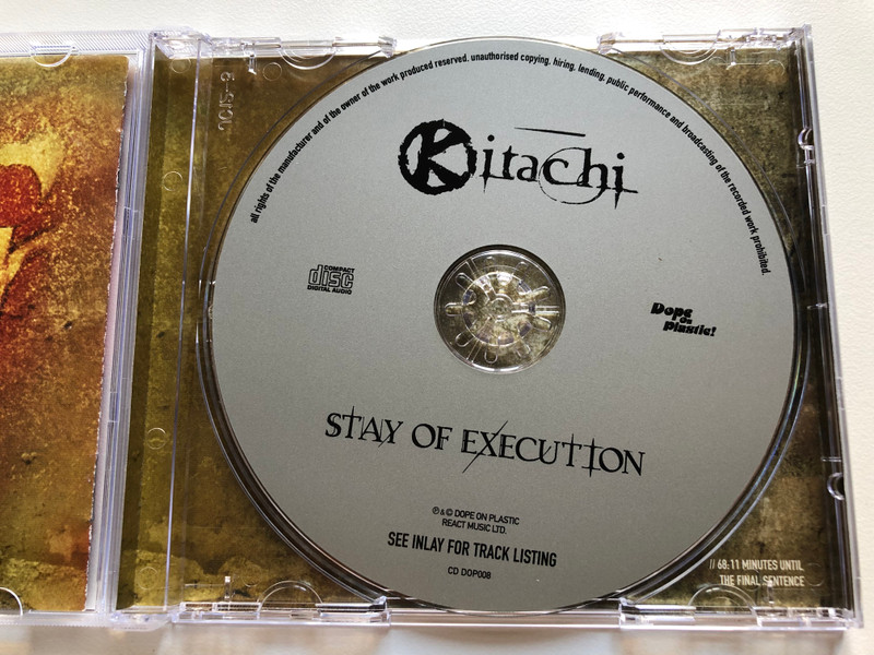 Kitachi – Stay of Execution  Dope On Plastic Audio CD 2000