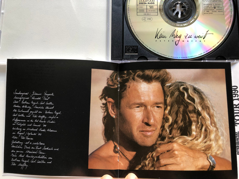 Peter Maffay – Kein Weg Zu Weit  Teldec Audio CD 1989