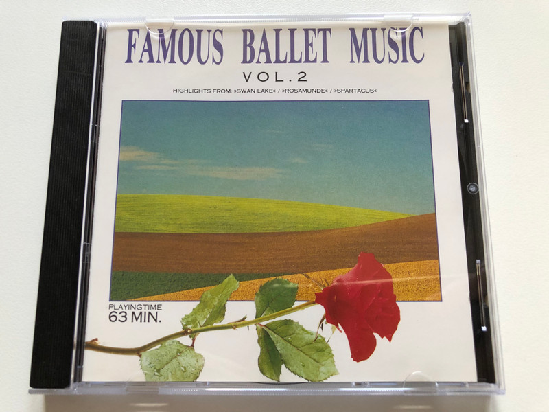 Famous Ballet Music - Vol. 2 - Highlights From ''Swan Lake'', ''Rosamunde'', ''Spartacus'' / Playingtime 63 min. / Elap Music Audio CD 1992 / 3257CD