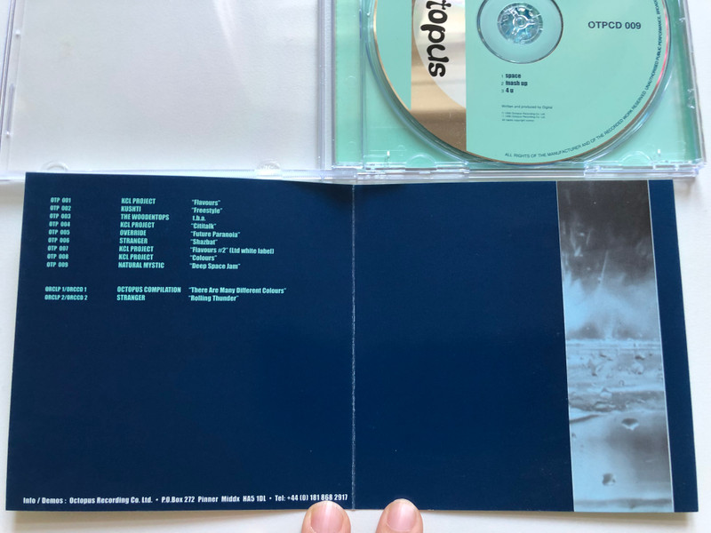 Natural Mystic – ''Deep Space Jam'' / ''a deep space jam on an allen terraln'' / Octopus Audio CD 1996 / OTPCD 009