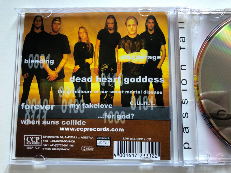 Olemus – Passion Fall / CCP Records Audio CD 2001 / CCP 100215-2 