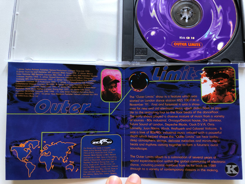 Colin Dale's Outer Limits / Kickin Records Audio CD 1994 / KICK CD 10