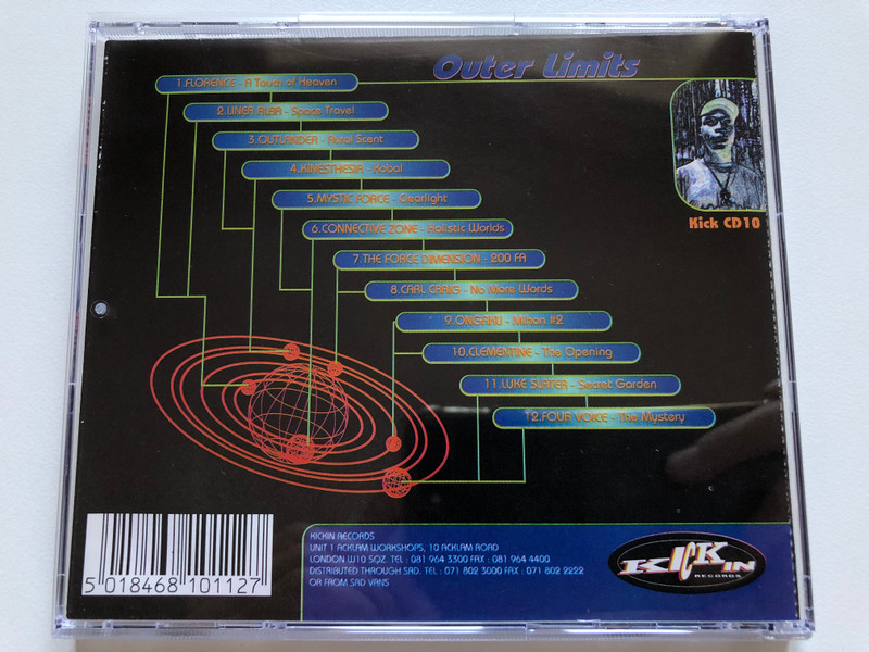 Colin Dale's Outer Limits / Kickin Records Audio CD 1994 / KICK CD 10