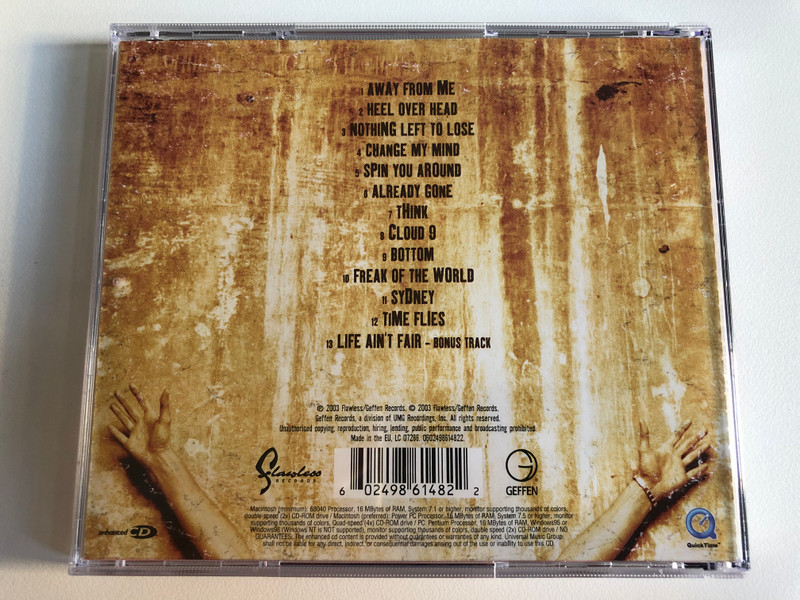 Puddle Of Mudd – Life On Display  Flawless Records, Geffen Records CD Audio 2003 (602498614822
