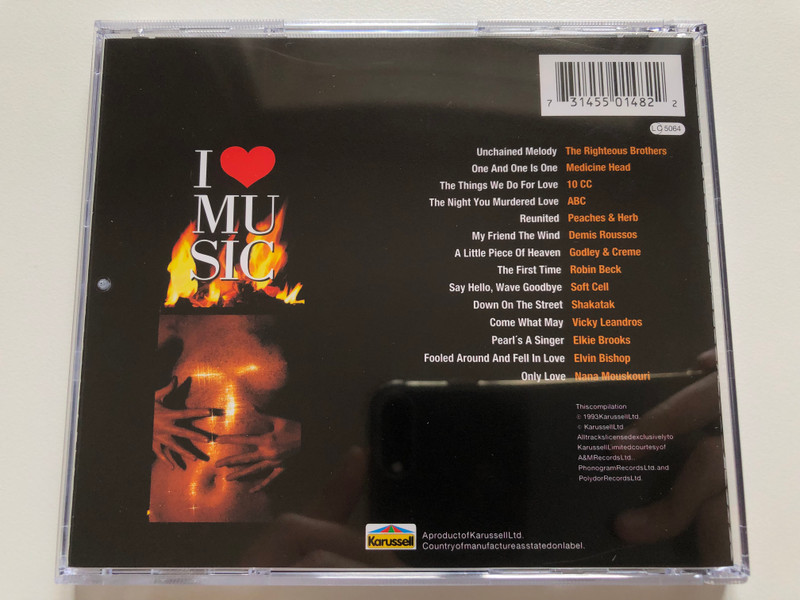 That Loving Feeling - I Love Music / Robin Beck, Shakatak, Righteous Brothers, Soft Cell, Medicine Head ... / Spectrum Music Audio CD 1993 / 5501482