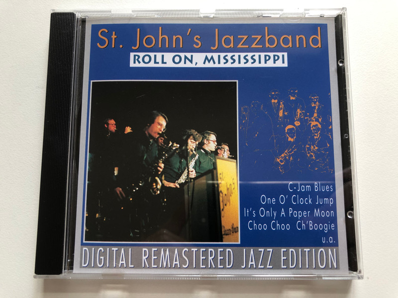 St. John's Jazzband - Roll On, Mississippi / C-Jam Blues, One O' Clock Jump, It's Only A Paper Moon, Choo Choo Ch'Boogie, u.a. / Digital Remastered Jazz Edition / Pastels Audio CD 1995 / CD 20.1654