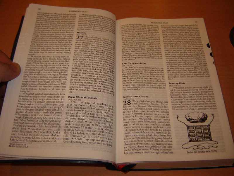 Malay Bible / Alkitab Berita Baik / Today's Malay Version TMALAYV-062P TI / Thumb Index