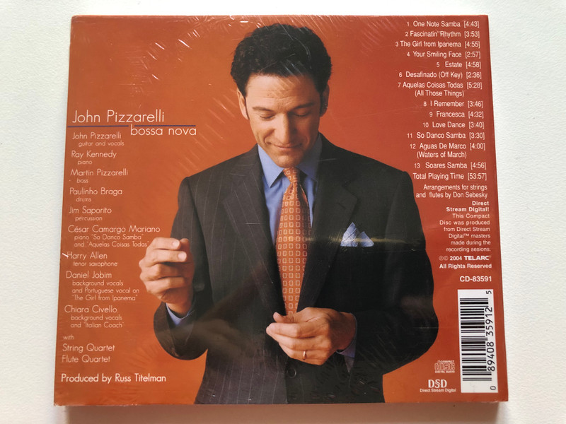 John Pizzarelli – Bossa Nova  Telarc Audio CD 2004 