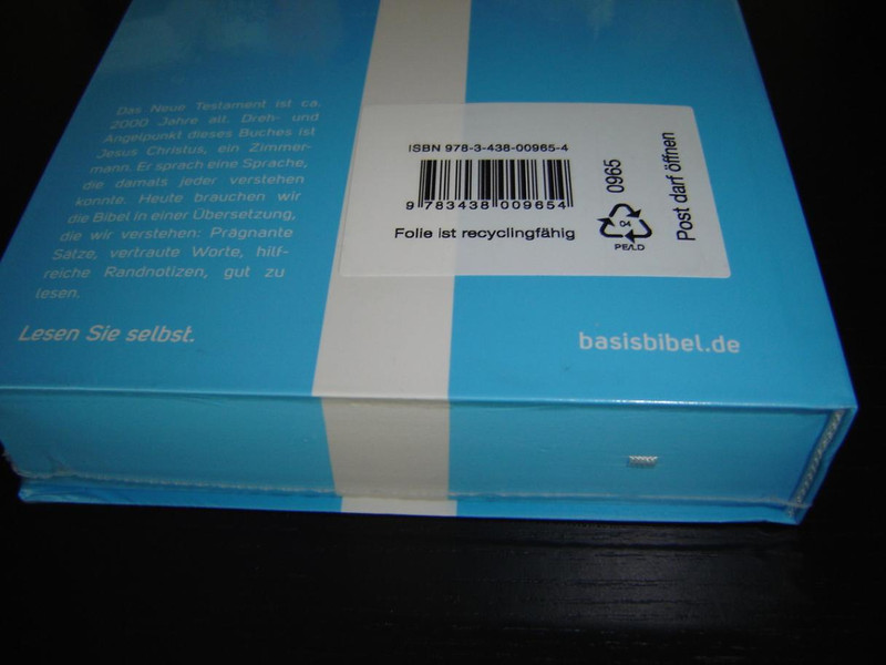 German Basis Bible New Testament - Modern Translation / BASIS BIBEL NT / Das Neue Testament 1