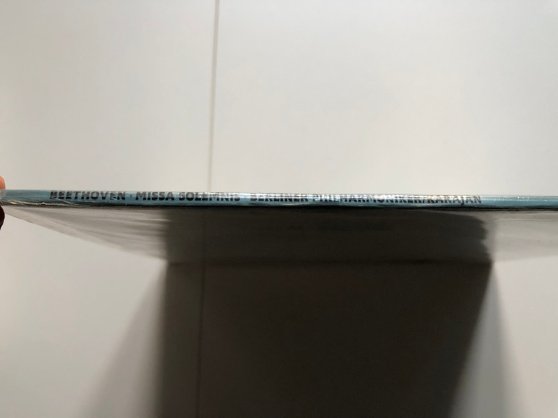 BEETHOVEN - MISSA SOLEMNIS  KARAJAN  Laser Disc CD Video 1990 (044007223413