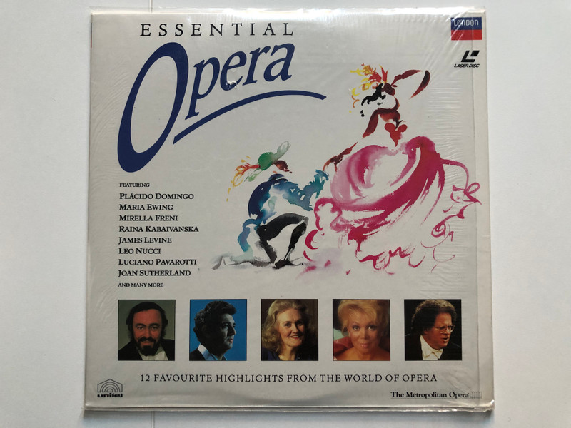 Various – Essential Opera  Decca, PolyGram TV LaserDisc CD Video 1991 (04407124215