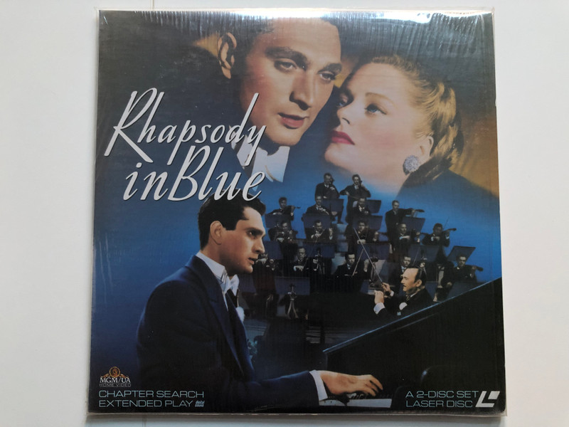 RHAPSODY IN BLUE LASERDISC ROBERT ALDA JOAN LESLIE AL JOLSON '45  LaserDisc CD Video 1991 (027616114969