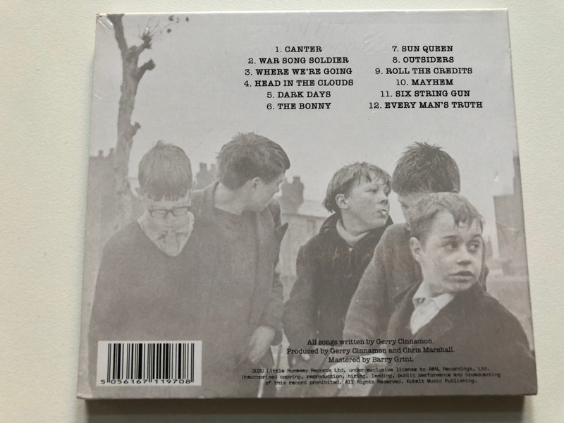 Gerry Cinnamon – The Bonny  Little Runaway Records CD Audio 2020 (5056167119708