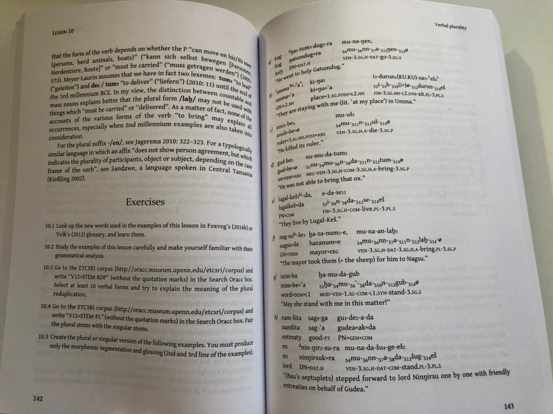 An Introduction to the Grammar of Sumerian  Gábor Zólyomi  ELTE BTK  2017 (9789632848440)