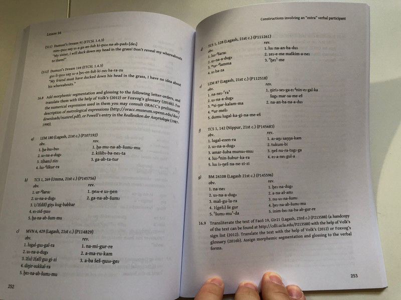 An Introduction to the Grammar of Sumerian  Gábor Zólyomi  ELTE BTK  2017 (9789632848440)