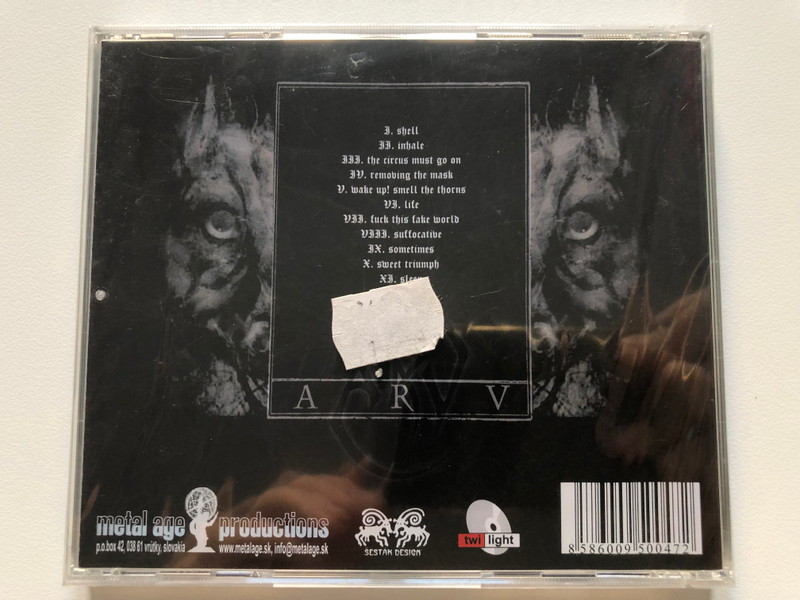 A.R.V. – I.d /  Metal Age Productions CD Audio 2006