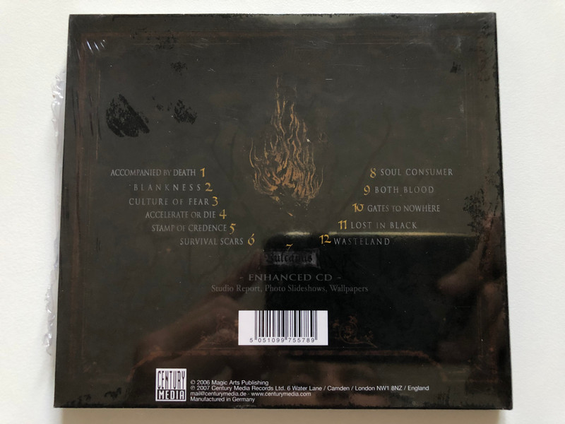 Fear My Thoughts – Vulcanus / Ltd. Edition For The Price Of A Standard CD! For Fans Of: Soilwork, In Flames, Arch Enemy, Mastodon / Century Media Audio CD 2007 / 77557-8 
