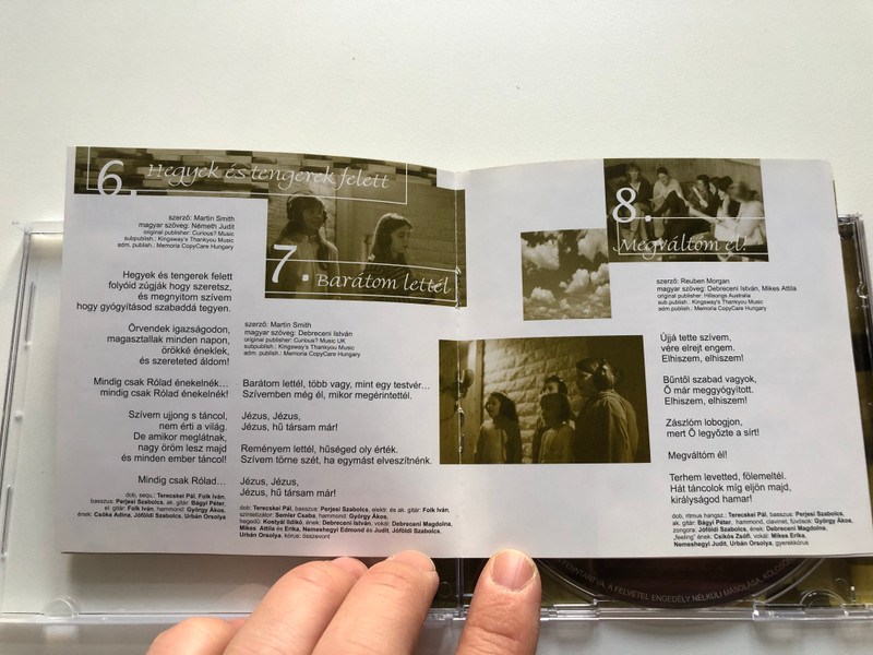 Lasd O Jon... - Tenyernyi felhok 1. / Audio CD 2000 / TF01