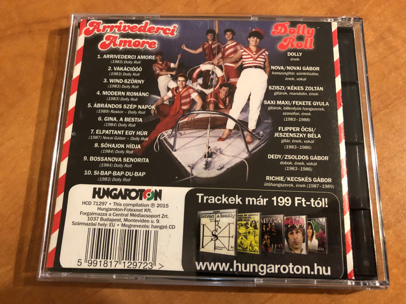 Arrivederci Amore - Dolly Roll / Hungaroton Audio CD 2015 / HCD 71297