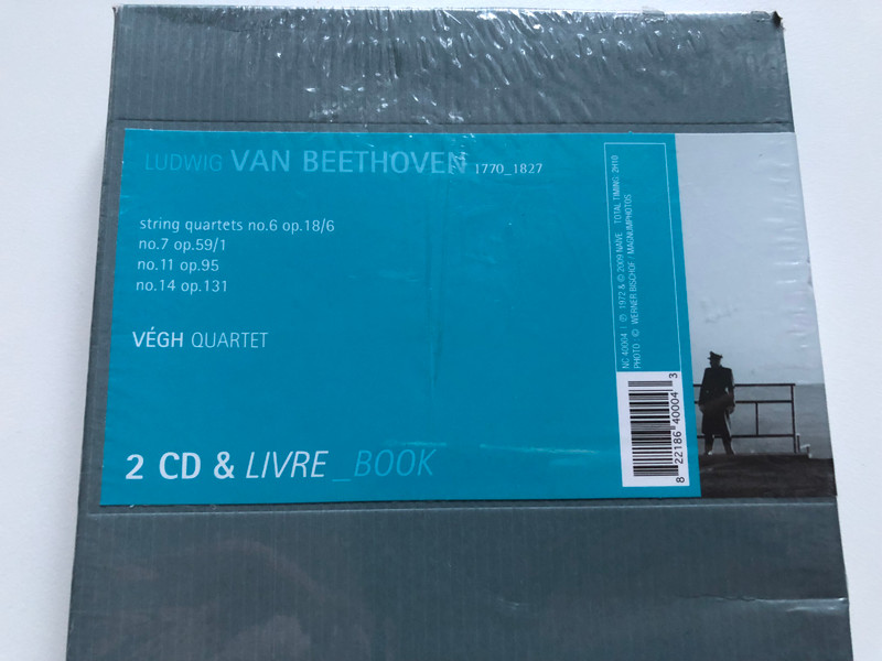 Beethoven, Végh Quartet – String Quartets Nos. 6, 7, 11, 14 / 2 CD & Livre Book / Les Grands Millésimes de Naïve - 3 / Naïve 2x Audio CD 2009 / NC 40004