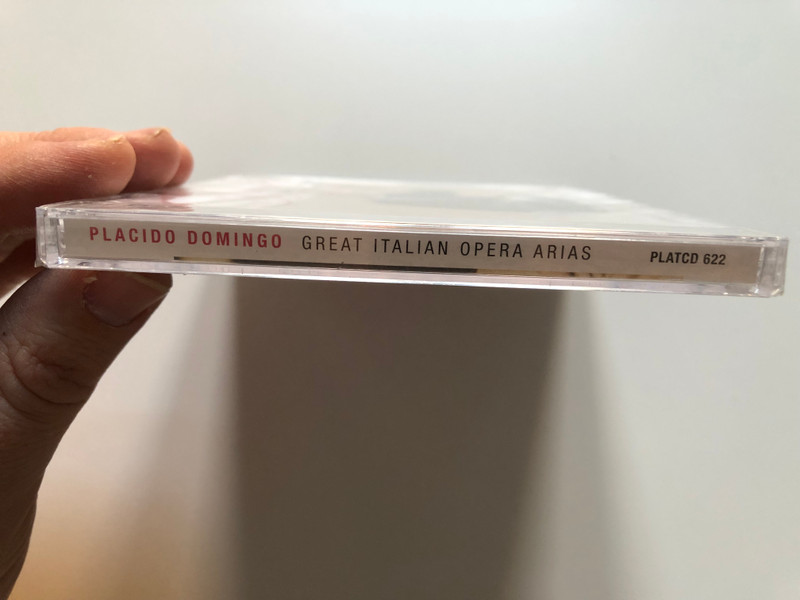 Placido Domingo – Great Italian Opera Arias / Prism Leisure Audio CD 2000 / PLATCD622