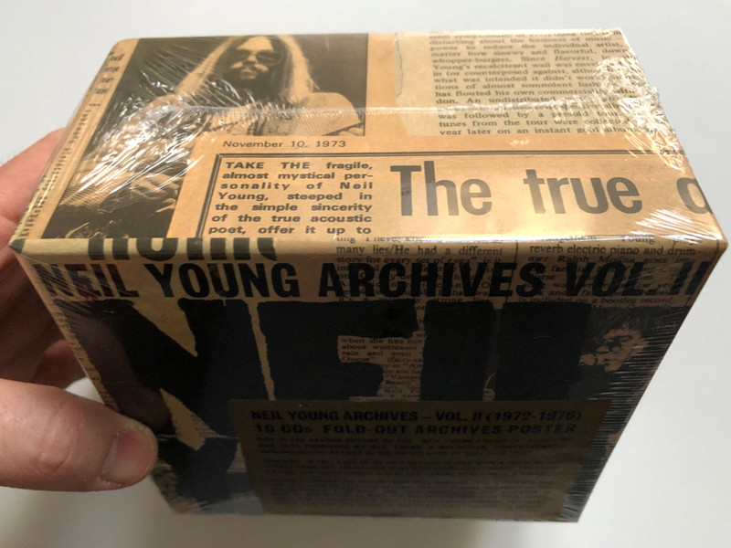 Neil Young Archives Vol. II (1972-1976) / 10 CDs Fold-Out Archives Poster / Reprise Records 10x Audio CD 2021, Box Set / 093624926214