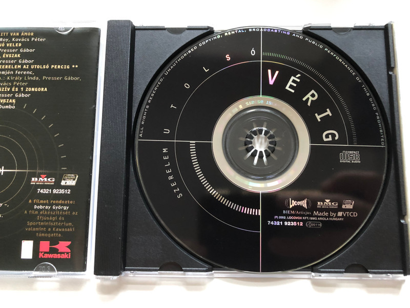 Presser Gábor - Szerelem Utolsó Vérig / Demjén Ferenc, Király Linda, Kovács Péter, Presser Gábor, Roy / BMG Ariola Hungary Audio CD 2002 / 74321 923512