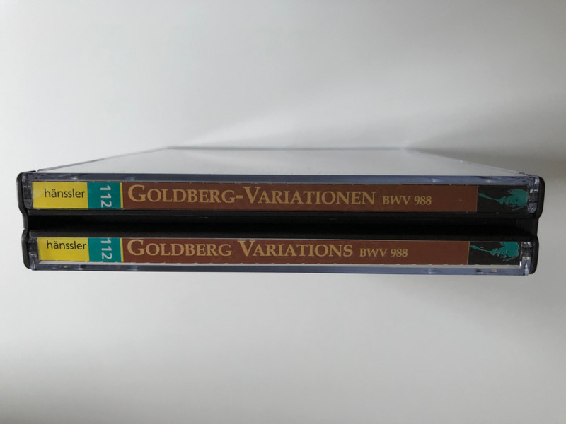 Johann Sebastian Bach - Goldberg-Variationen = Variations Goldberg = Goldberg Variations BWV 988 / Evgeni Koroliov - clavier / Hänssler Edition Bachakademie / Hänssler Classic 2x Audio CD 1999 / CD 92.112