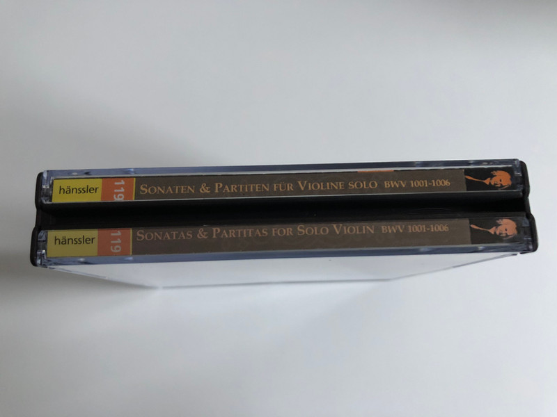 Johann Sebastian Bach - Sonatas & Partitas For Solo Violin BWV 1001-1006 / Dmitry Sitkovetsky - violin / Hänssler Edition Bachakademie 2x Audio CD 1998 / CD 92.119