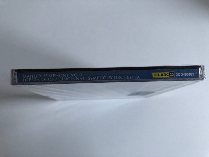 Mahler - Symphony No. 3 / Jesús López-Cobos, Cincinnati Symphony Orchestra, Michelle DeYoung - mezzo-soprano / Telarc 2x Audio CD 1998 / 2CD-80481 