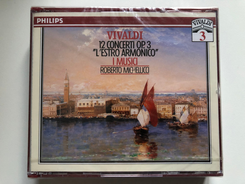 Vivaldi - 12 Concerti Op. 3 ''L'Estro Armonico'', I Musici- Roberto Michelucci / Philips Vivaldi Edition - 3 / Philips Classics 2x Audio CD 1991 / 426 933-2
