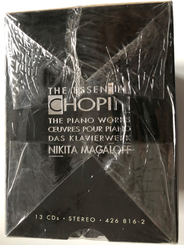 The Essential Chopin - The Piano Works - Oeuvres Pour Piano - Das Klavierwerk - Nikita Magaloff / Philips 13x Audio CD 1992, Box Set, Stereo / 426 816-2