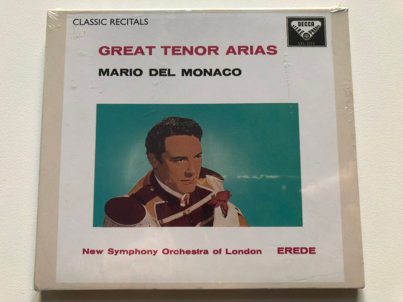 Great Tenor Arias - Mario Del Monaco / New Symphony Orchestra Of London, Erede / Classic Recitals / Decca Audio CD 2004 / 475 6234