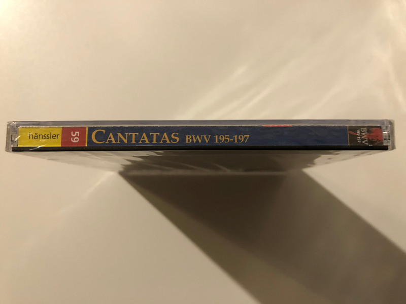 Johann Sebastian Bach - Cantatas BWV 195-197 / Dem Gerechten Muss Das Licht, Der Herr Denket An Uns, Gott Ist Unsre Zuversicht / Bach-Ensemble, Helmuth Rilling / Hänssler Classic Audio CD 2000 / CD 92.059