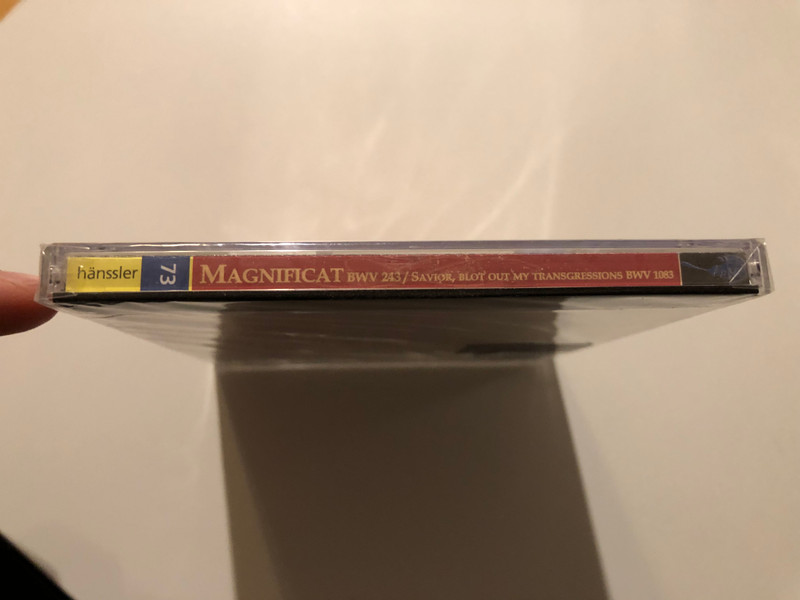 Johann Sebastian Bach - Magnificat D Major BWV 243 / Tilge, Höchster, Meine Sünden BWV 1083 / Christine Schafer, Ibolya Verebics, Christiane Oelze, Ingeborg Danz, Birgit Remmert, James Taylor / Hänssler Classic Audio CD 1999 / CD 92.073