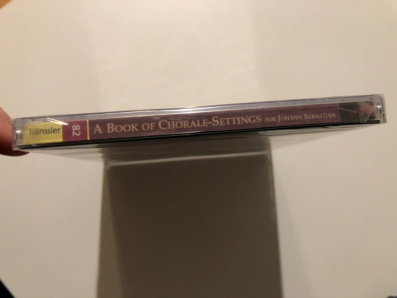 Johann Sebastian Bach - A Book Of Chorale-Settings For Johann Sebastian / Incidental Festivities, Psalms / Gerhard Gnann (organ), Gachinger Kantorei & Bach-Collegium Stuttgart / Hänssler Edition Bachakademie Audio CD 1999 / CD 92.082 