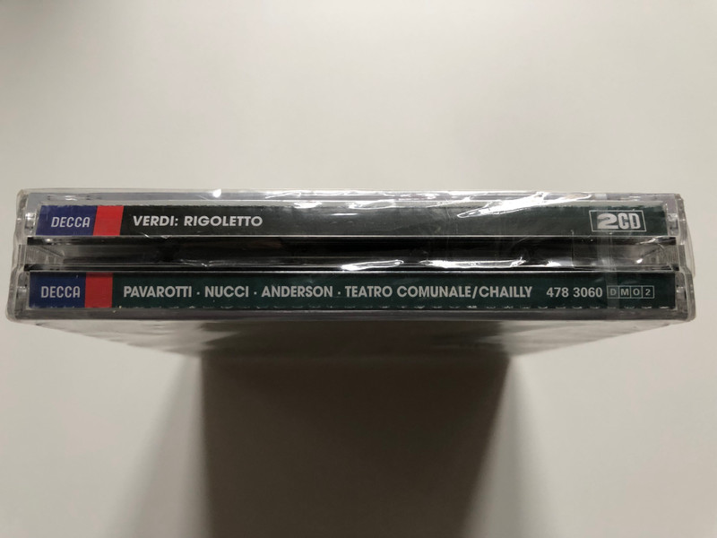 Verdi - Pavarotti • Nucci • Anderson • Ghiaurov • Verrett • Orchestra E Coro del Teatro Comunale di Bologna • Chailly – Rigoletto  Decca CD Audio 2011 (028947830603