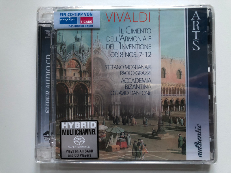 Vivaldi - Il Cimento Dell'Armonia E Dell'Inventione Op. 8 Nos. 7-12 / Stefano Montanari, Paolo Grazzi, Accademia Bizantina, Ottavio Dantone / Authentic / Arts Audio CD 2007 / 47565-8