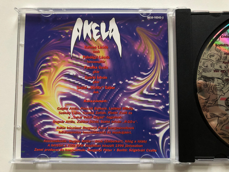 Akela – Fővárosi Emberkert  Magneoton CD Audio 1996 (706301634325