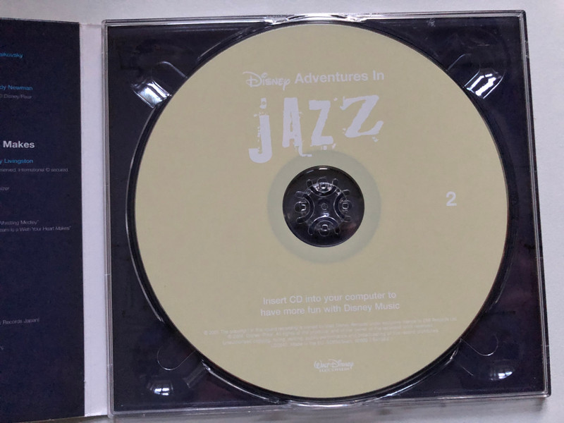 Disney Adventures in Jazz / Walt Disney Records Audio CD 2001 / 5099926410821