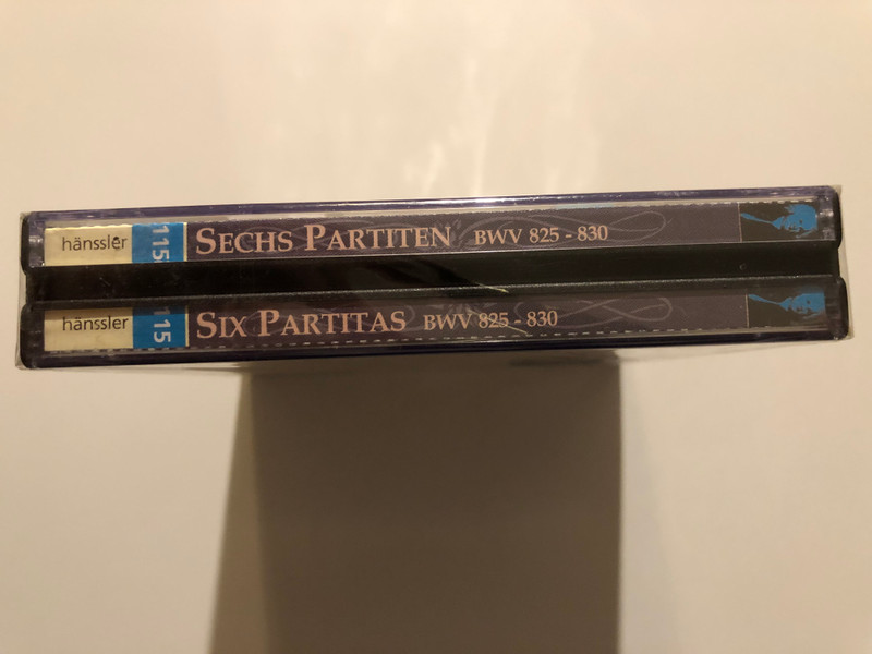 Johann Sebastian Bach - Six Partitas BWV 825-830 / Trevor Pinnock - harpsichord / Hänssler Edition Bachakademie / Hänssler Classic 2x Audio CD 2000 / CD 92.115