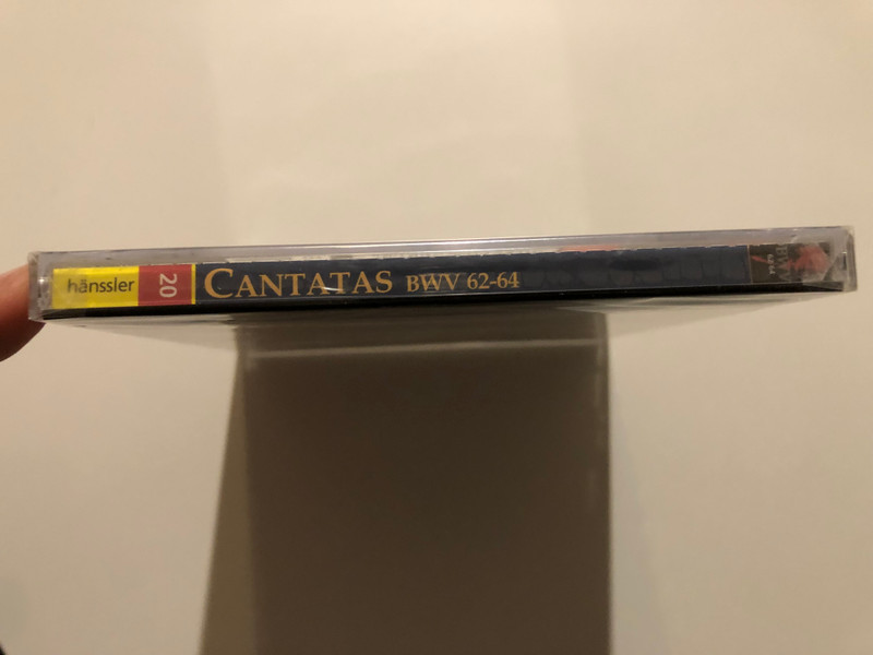 Johann Sebastian Bach - Cantatas BWV 62-64 / Nun komm, der Heiden Heiland; Christen, atzet diesen Tag; Sehet, welch eine Liebe hat uns der Vater erzeiget / Bach-Ensemble, Helmuth Rilling / Hänssler Classic Audio CD 1999 / CD 92.020